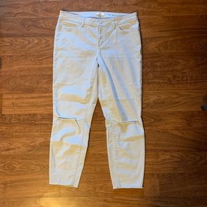 Lauren Conrad crop skinny jeans